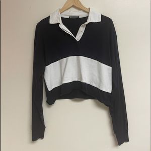 Brandy Melville collared long sleeve shirt